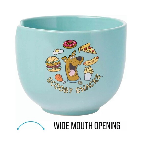 Scooby-Doo Scooby Snacks Ceramic Ramen Noodle Rice Bowl with Chopsticks NEW! - Picture 7 of 9